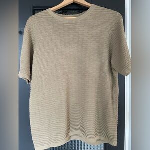 Zara tan shirt mens M